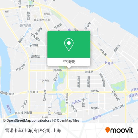 雷诺卡车(上海)有限公司地图