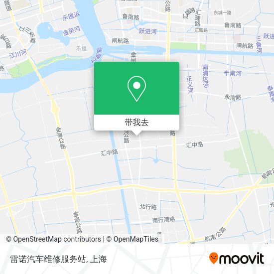 雷诺汽车维修服务站地图