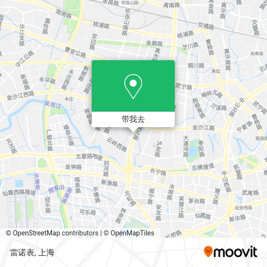 雷诺表地图