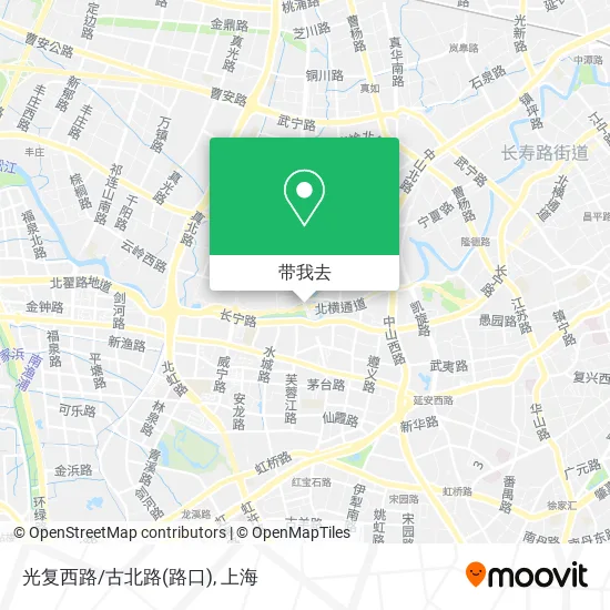 光复西路/古北路(路口)地图