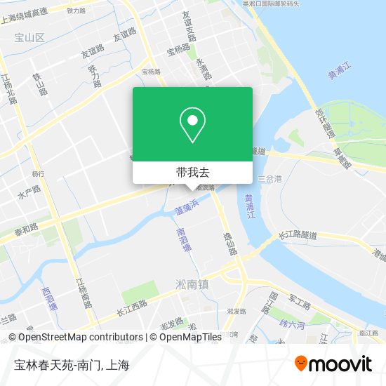 宝林春天苑-南门地图