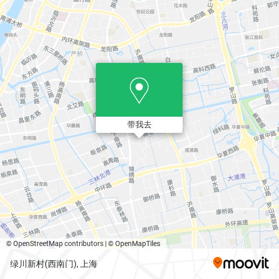 绿川新村(西南门)地图
