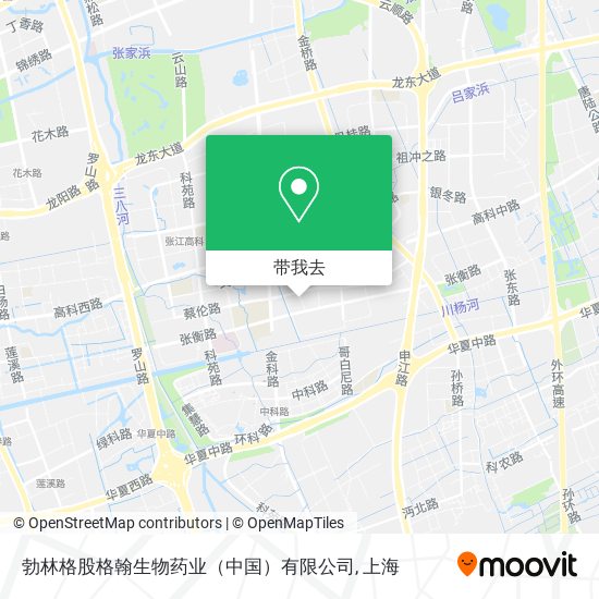 勃林格股格翰生物药业（中国）有限公司地图