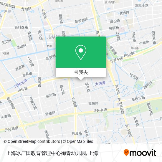 上海冰厂田教育管理中心御青幼儿园地图