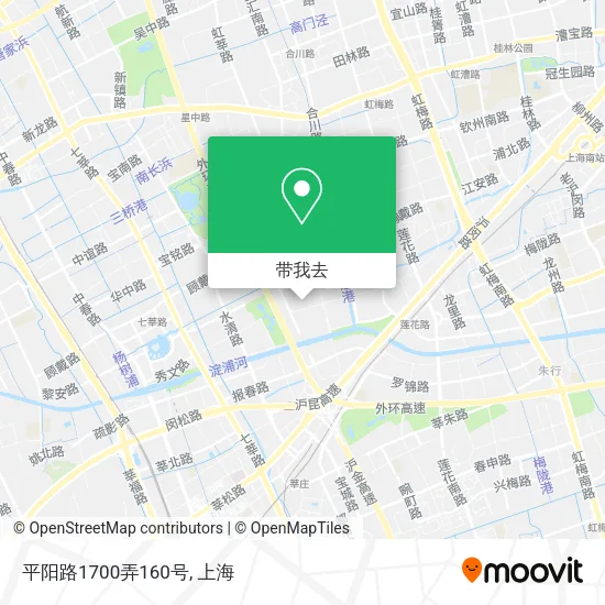 平阳路1700弄160号地图