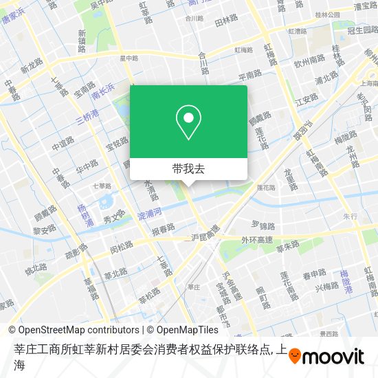 莘庄工商所虹莘新村居委会消费者权益保护联络点地图