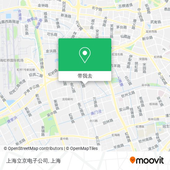 上海立京电子公司地图