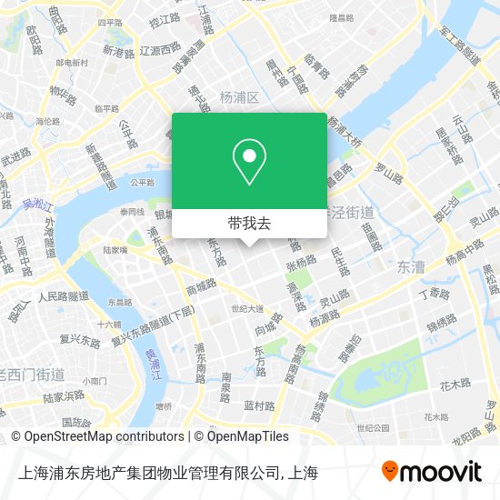 上海浦东房地产集团物业管理有限公司地图