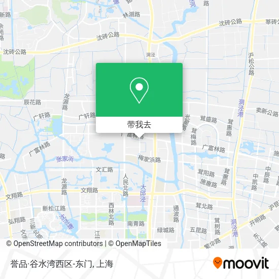 誉品·谷水湾西区-东门地图