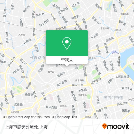 上海市静安公证处地图