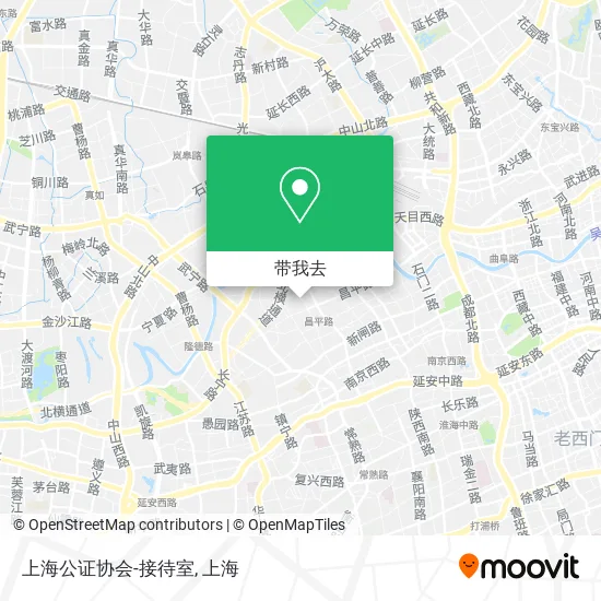 上海公证协会-接待室地图