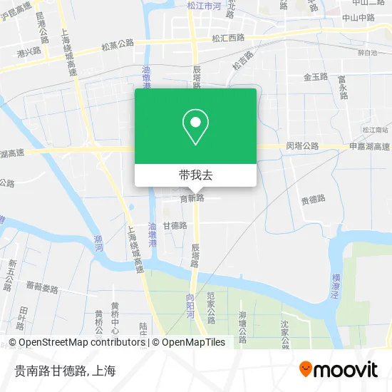 贵南路甘德路地图