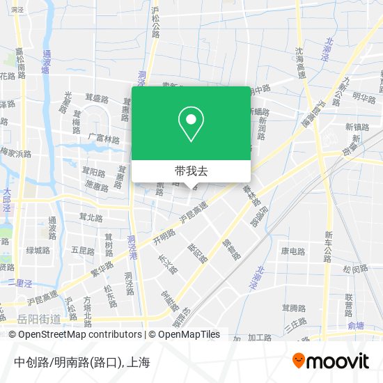 中创路/明南路(路口)地图