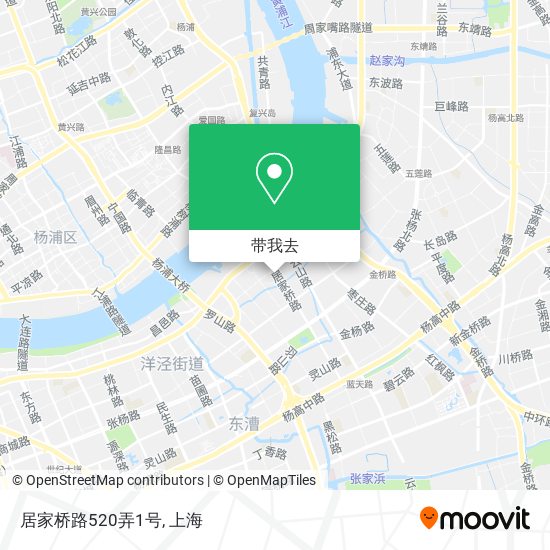 居家桥路520弄1号地图