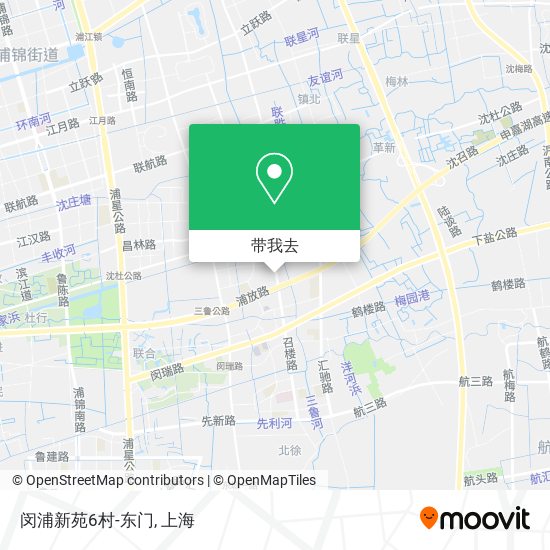闵浦新苑6村-东门地图