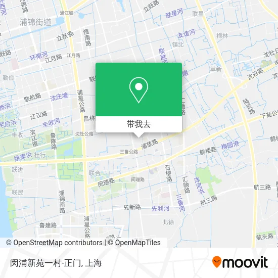 闵浦新苑一村-正门地图