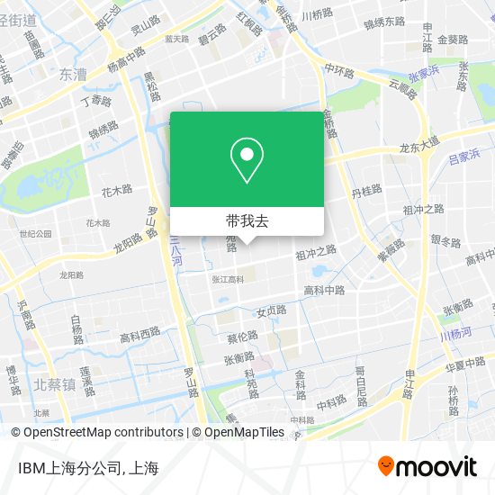 IBM上海分公司地图