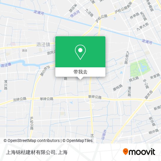 上海锦枯建材有限公司地图