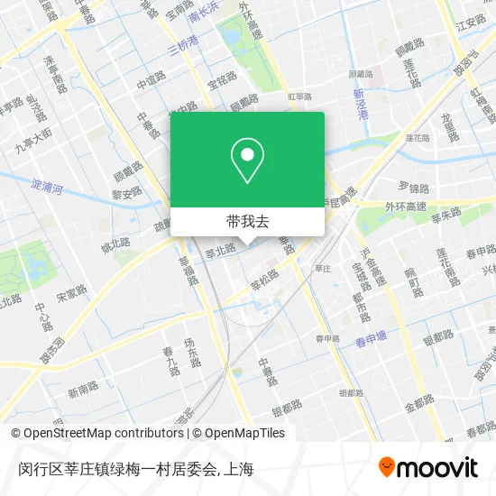 闵行区莘庄镇绿梅一村居委会地图