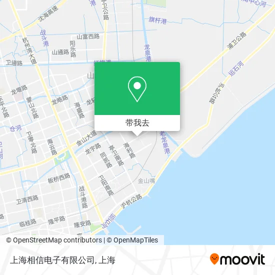 上海相信电子有限公司地图