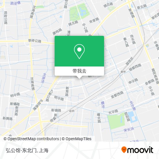 弘公馆-东北门地图