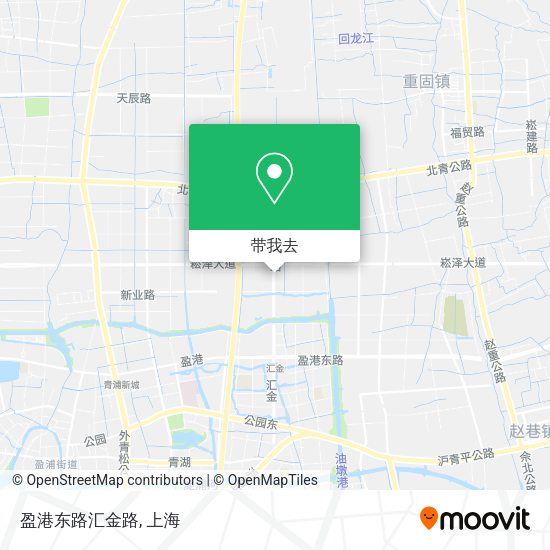 盈港东路汇金路地图