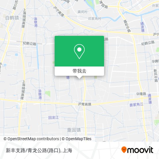 新丰支路/青龙公路(路口)地图