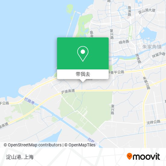 淀山港地图