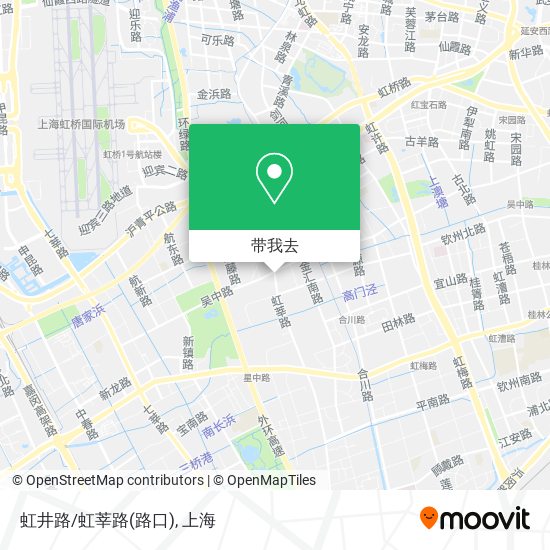 虹井路/虹莘路(路口)地图
