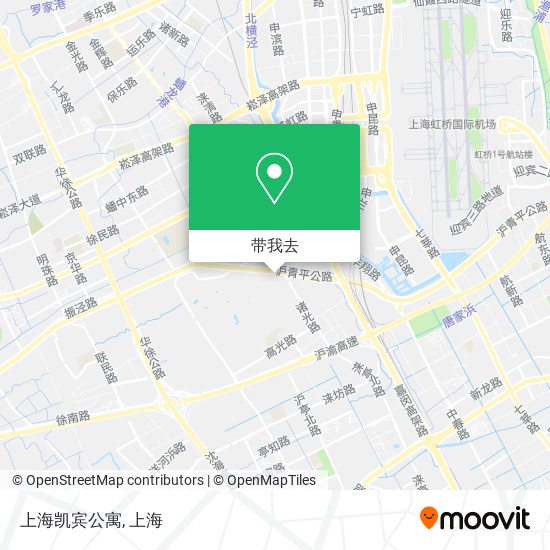 上海凯宾公寓地图