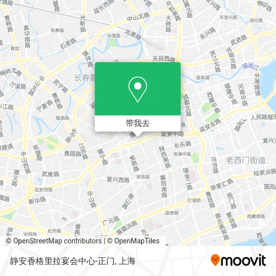 静安香格里拉宴会中心-正门地图