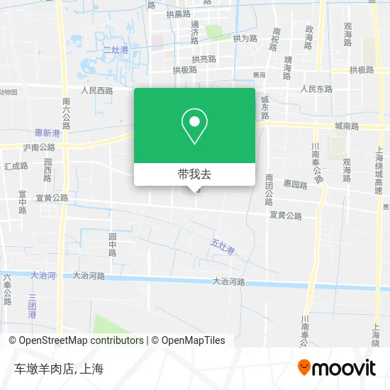 车墩羊肉店地图