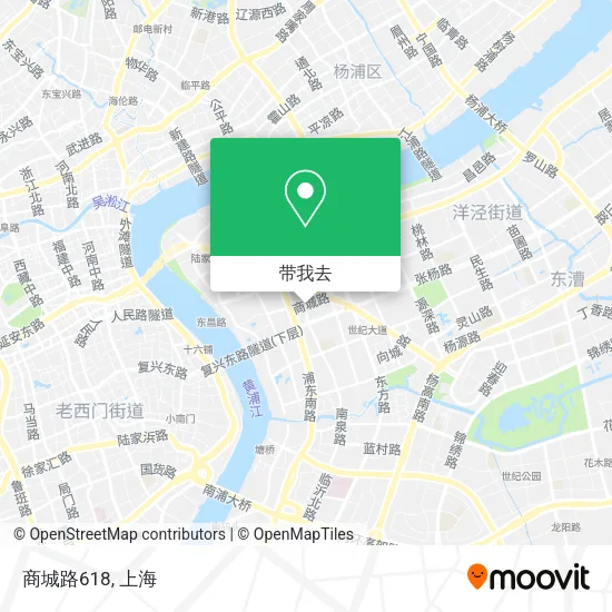 商城路618地图