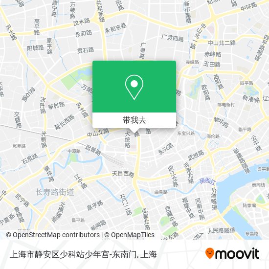 上海市静安区少科站少年宫-东南门地图