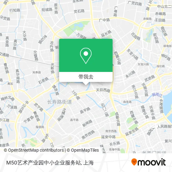 M50艺术产业园中小企业服务站地图