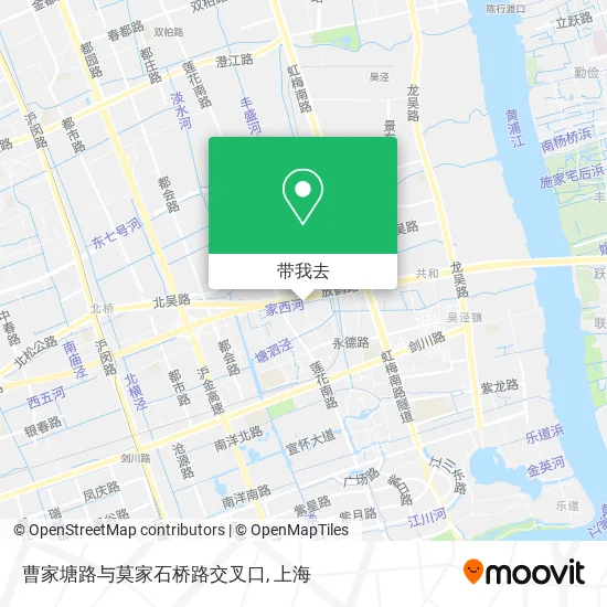 曹家塘路与莫家石桥路交叉口地图
