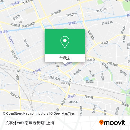 长亭外cafe南翔老街店地图