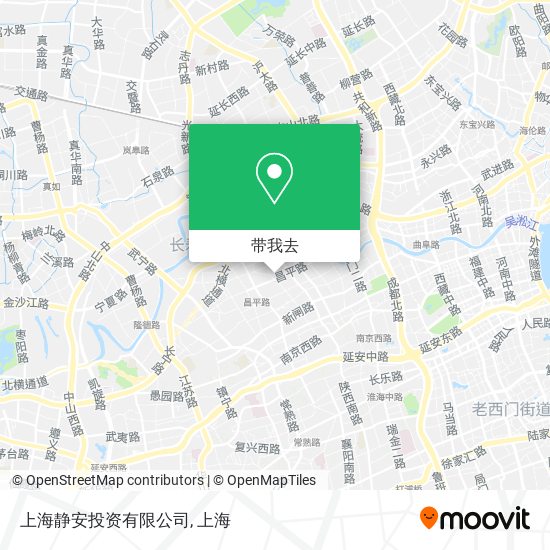 上海静安投资有限公司地图