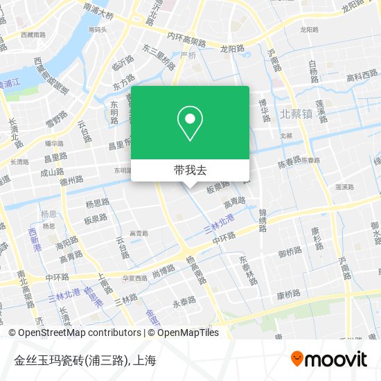 金丝玉玛瓷砖(浦三路)地图