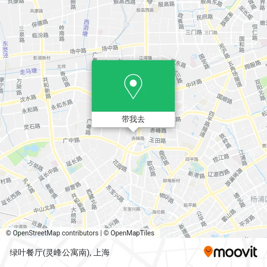 绿叶餐厅(灵峰公寓南)地图