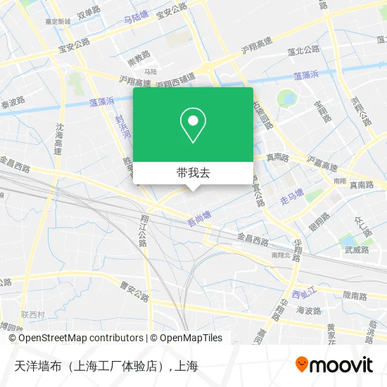 天洋墙布（上海工厂体验店）地图