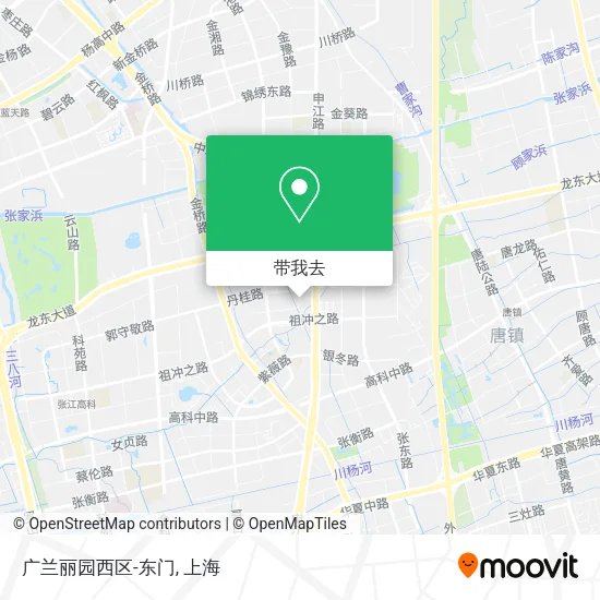 广兰丽园西区-东门地图