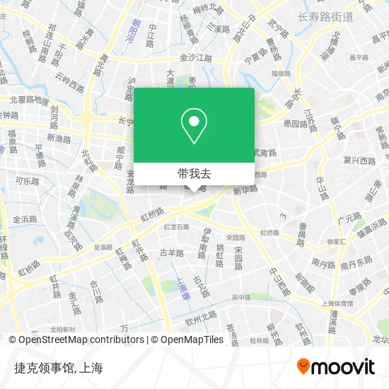 捷克领事馆地图