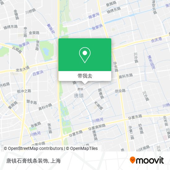 唐镇石膏线条装饰地图