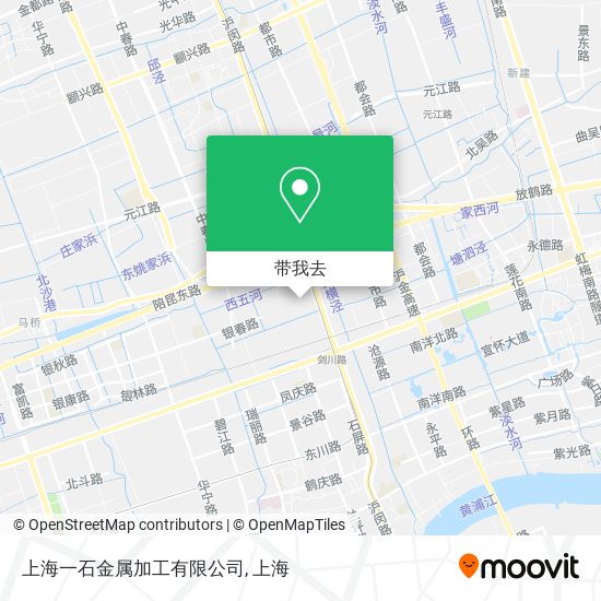 上海一石金属加工有限公司地图