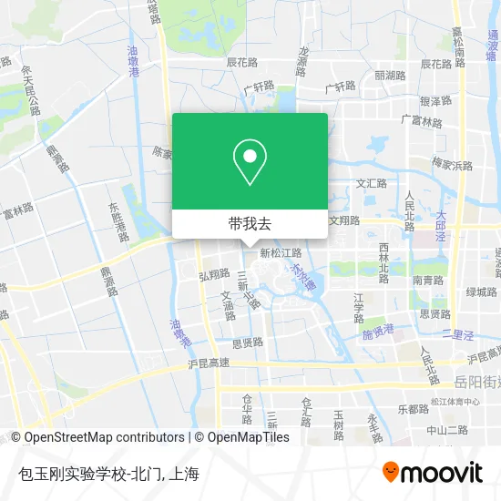 包玉刚实验学校-北门地图