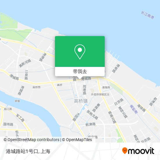 港城路站1号口地图