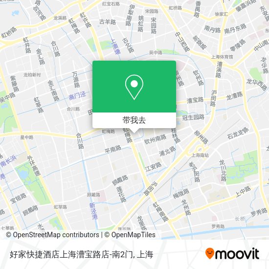 好家快捷酒店上海漕宝路店-南2门地图