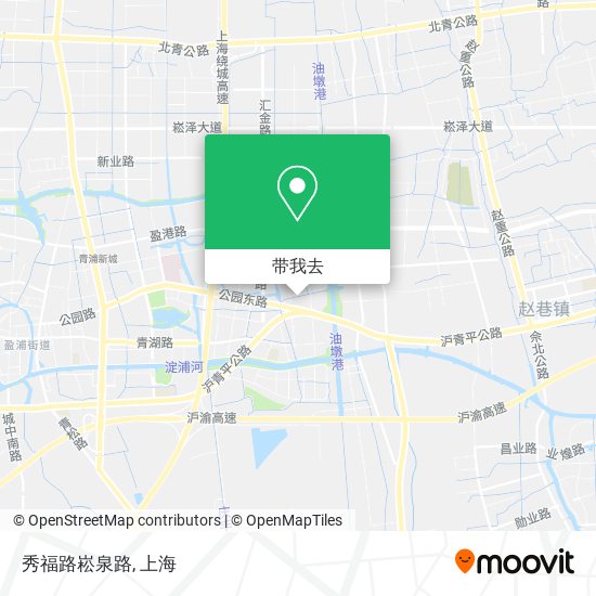秀福路崧泉路地图