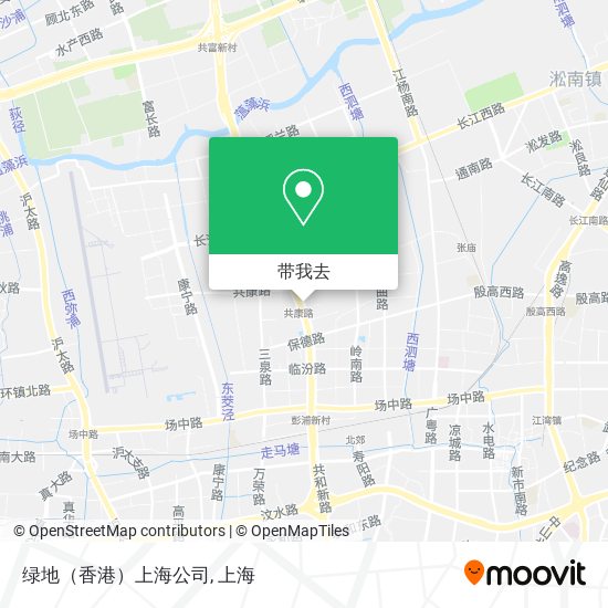 绿地（香港）上海公司地图